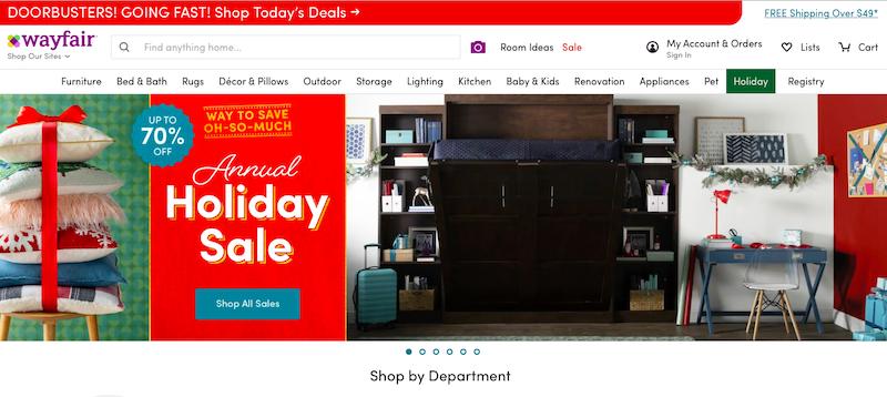 Historia sukcesu sklepu Wayfair Dropshipping Store 