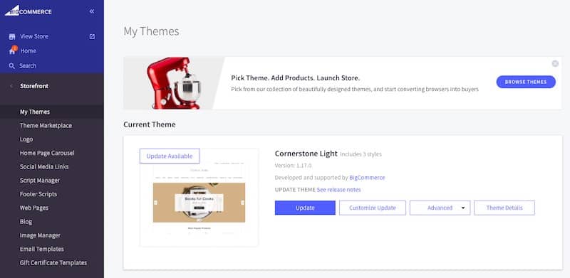 Pulpit nawigacyjny BigCommerce