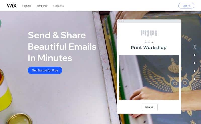 Wix best email marketing services