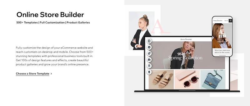 Wix Online Store Builder