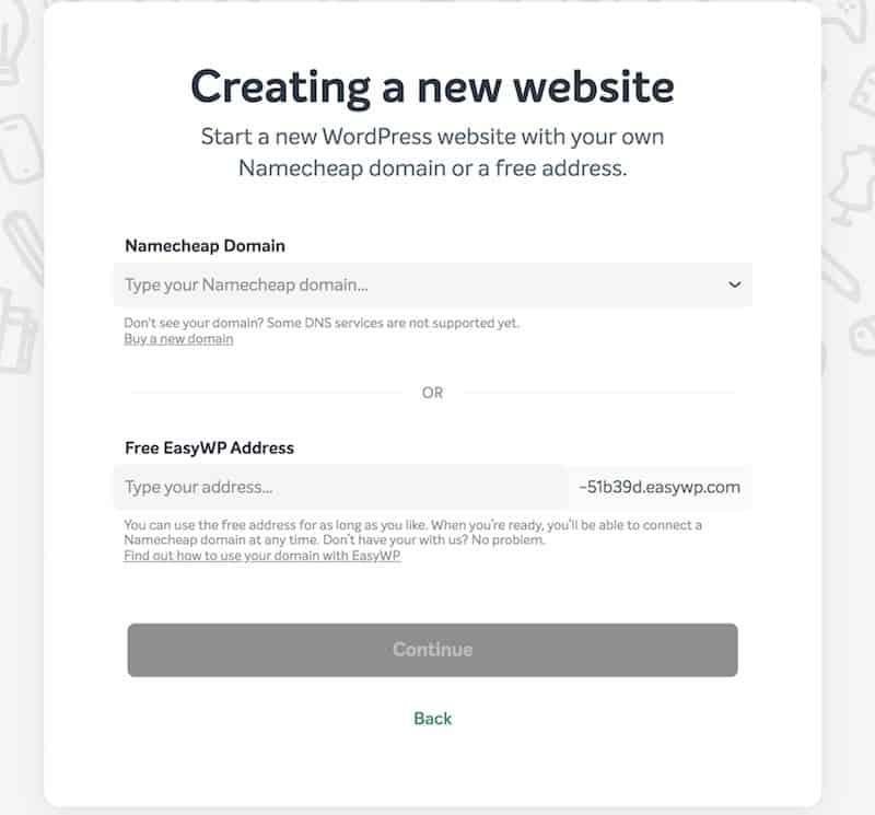 Skonfiguruj witrynę EasyWP