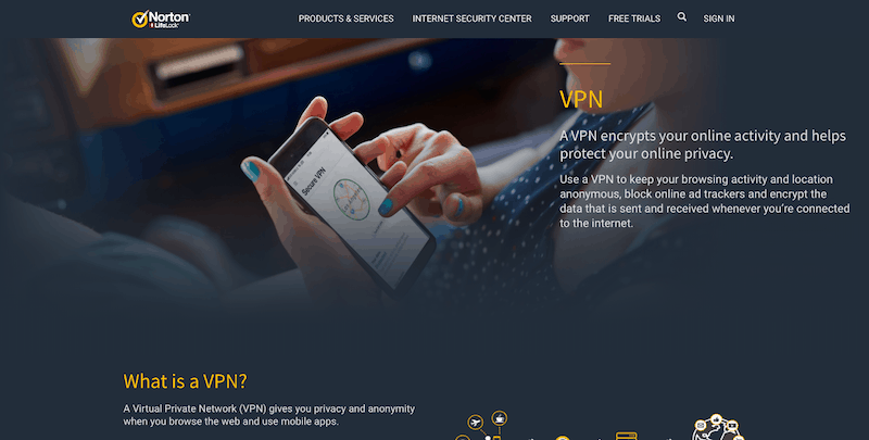 Najlepsze usługi VPN 2019: Norton Secure VPN