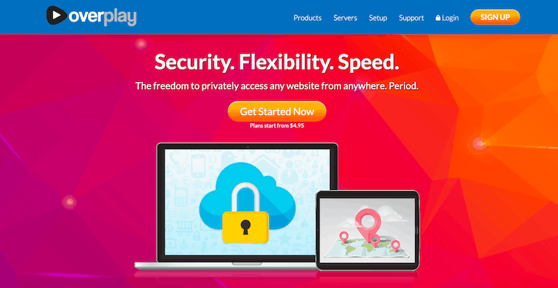 Najlepsze usługi VPN 2019: Overplay VPN