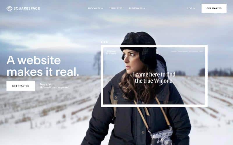 Squarespace Shopify Konkurent