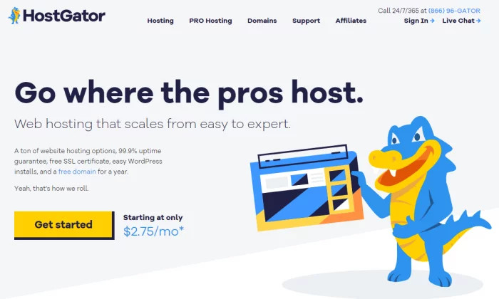 HostGator powitalny dla najlepszego taniego hostingu