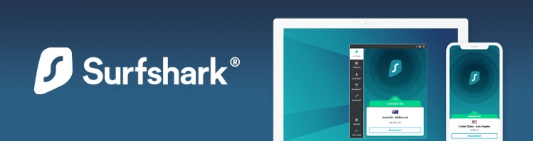 baner VPN surfshark