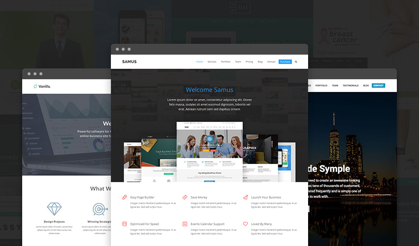 Całkowicie responsywny uniwersalny motyw WordPress